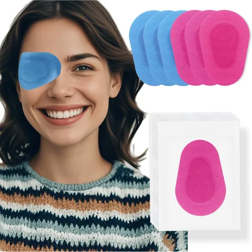 Vista 18 de Paquete de 20 parches adhesivos para los ojos para niños - Parche médico transpirable para los ojos para tratamiento de ambliopía (ojo perezoso)