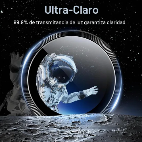 Vista 6 de JETech Protector de lente de cámara para Samsung Galaxy S25 Ultra, negro, 1