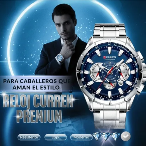 Vista 2 de ✨RELOJ CURREN 8363 ELEGANTE: ELEVA TU ESTILO CON LA PRECISIÓN Y EL DISEÑO QUE TE MERECES ⌚🌟