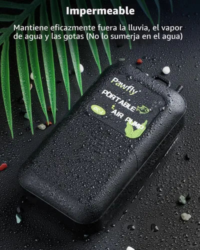 Vista 5 de Pawfly Bomba de aire para acuario, bomba aireadora portátil de 40 GPH