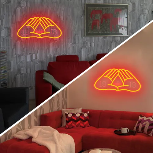 Vista 7 de Letrero de neón de hermandad de hermandad regulable, luces de neón para decoración de pared, letrero LED, regalos de hermandad para mujeres, damas