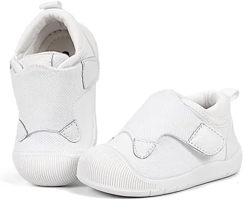 Vista 5 de OAISNIT Zapatos deportivos ligeros para bebés, niños y niñas, transpirables, antideslizantes, para primeros pasos