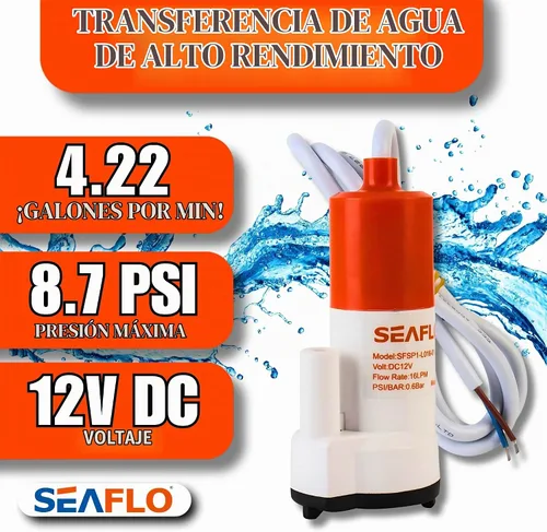 Vista 6 de SEAFLO Bomba sumergible 12v 4GPM