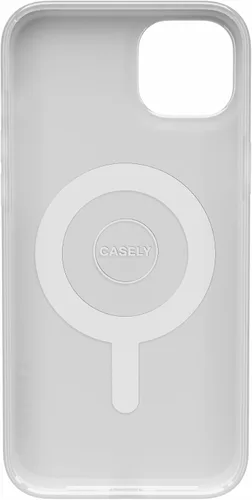 Vista 9 de Carcasa Casely para iPhone 13 Jardín Beige Flores Neutrales Compatible con MagSafe Diseño Clásico Ultra Delgado