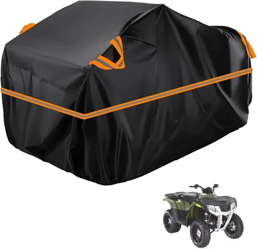 Vista 114 de Cubierta para ATV impermeable compatible con Arctic Cat H1 EFI TRV Cruiser 4x4 2011, cubierta de 210D para vehículos de 4 ruedas, cubierta para quad