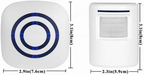 Vista 5 de Timbre de puerta, detector de sensor de movimiento inalámbrico para puerta de negocios, timbre inteligente para el hogar, seguridad para el hogar