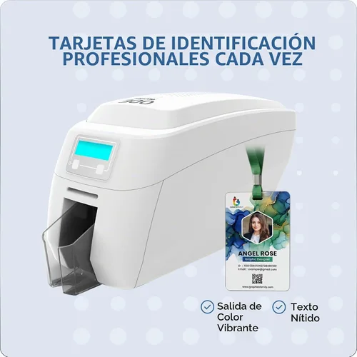 Vista 6 de Bodno Magicard 300 Impresora MC300YMCKO/2 Color Ribbon - YMCKO - Tarjeta de demostración de software de 300 impresiones