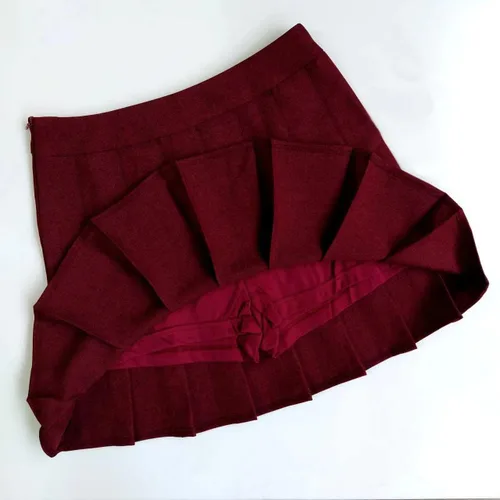 Vista 3 de TONCHENGSD Falda de tenis plisada de cintura alta para mujer