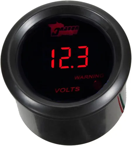 Vista 9 de ESUPPORT Medidor digital de turbo boost para coche de 2" (52mm) con luz LED roja PSI