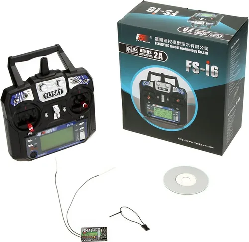 Vista 3 de GoolRC Flysky FS-i6 AFHDS 2A 2.4GHz 6CH Transmisor sistema de radio para RC helicóptero planeador con receptor FS-iA6 modo 2