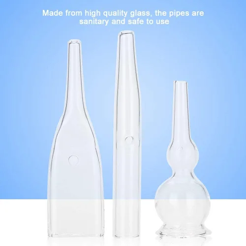 Vista 3 de Nikou Tubo de vidrio al vacío - Kit de 3 tubos de vidrio para eliminación de limpiador facial, accesorios de máquina de belleza, juego