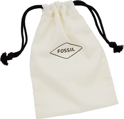 Vista 3 de Fossil - Aretes tipo dormilona de acero inoxidable para mujer de tono dorado