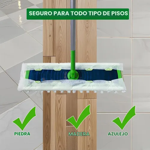 Vista 6 de Paño de barrido seco resistente XL para trapeador Swiffer Sweeper