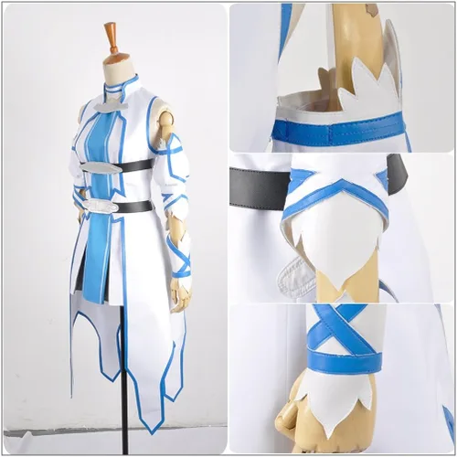 Vista 5 de Yejue Conjunto completo de disfraz de cosplay para mujer para fiesta de Halloween