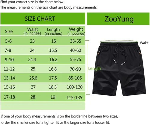 Vista 2 de ZooYung Pantalones cortos deportivos ligeros de secado rápido con bolsillos con cremallera para entrenamiento, gimnasio, entrenamiento al aire libre