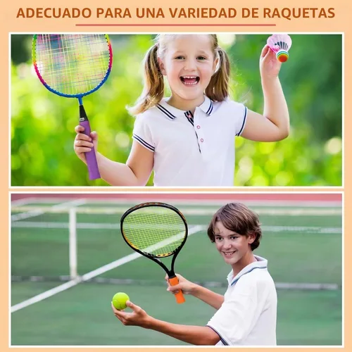Vista 6 de Jerify 24 piezas de cinta adhesiva para raqueta de tenis, cinta adhesiva precortada para raqueta de bádminton con comodidad aterciopelada