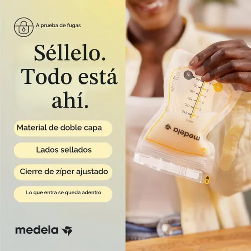 Vista 5 de Medela Easy Pour - Bolsas de almacenamiento de leche materna, 200 unidades, 7 oz/7.1 fl oz