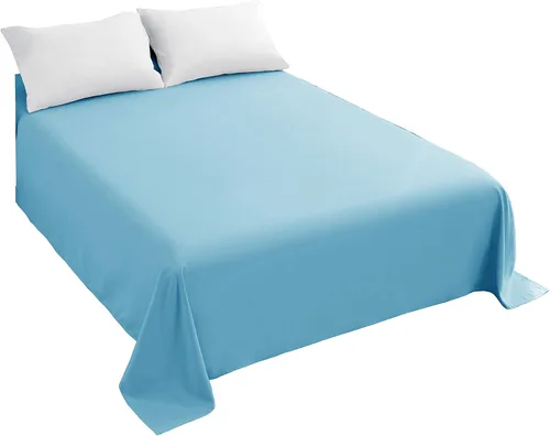 Vista 14 de Sfoothome Sábana encimera de tamaño matrimonial – Microfibra cepillada extra suave, lavable a máquina, sin arrugas (beige, matrimonial)