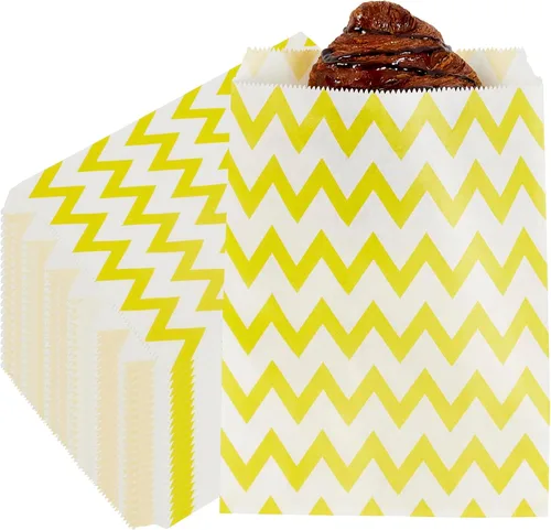 Vista 19 de Restaurantware Bolsa de papel rectangular negra, 7 x 5 pulgadas, paquete de 100 Negro
