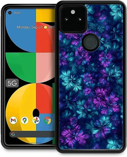 Vista 8 de Compatible con Google Pixel 4A 5G Mobile Case Creative Acrylic Back Panel Silicona Edge Case Slim Protección Especialmente para Google Pixel 4A 5G