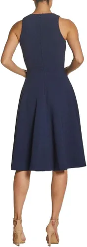 Vista 3 de Dress the Population Catalina - Vestido midi sin mangas y acampanado para mujer