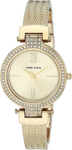 Vista 3 de Anne Klein Women's Premium Crystal Accented Watch and Bracelet Set, AK3584