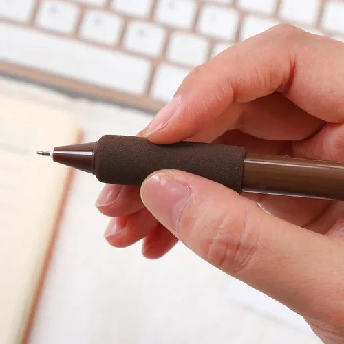 Vista 3 de 8 bolígrafos retráctiles lindos y estéticos, bolígrafos de gel con tinta para escribir con punta fina suave de 0,5 mm, bolígrafos de impresión