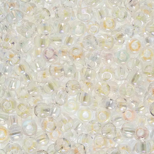 Vista 9 de John Bead Cuentas de cristal checo 6/0 amatista AB cuentas para manualidades de joyería, vial de 0.81 oz