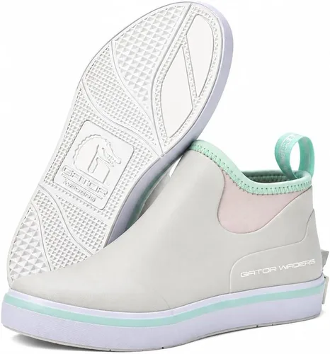 Vista 26 de Gator Waders Botas de Campamento de Malla de Aire para Mujeres - Botas de Tobillo Duraderas Transpirables Antideslizantes Impermeables para Acampar