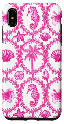 Vista 11 de Funda rosa hawaiana para iPhone 16 Coastal Nieta Coco Girl Preppy