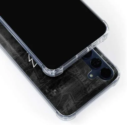 Vista 4 de Skinit Clear Phone Case Compatible with Galaxy A35 5G - Officially Licensed NFL Philadelphia Eagles Black & White Design