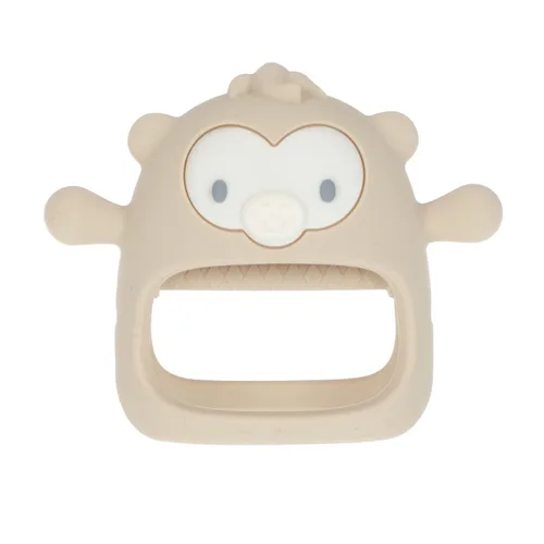 Vista 12 de Nuby Manopla de dentición de muñeca de silicona - Anillo de mordedor para bebés - Más de 3 meses - Oso azul Oso azul