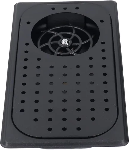 Vista 7 de Enjuague de vidrio para barra, arandela de vasos de acero inoxidable, boquilla giratoria de 360 grados, enjuague automático para fregadero con agua