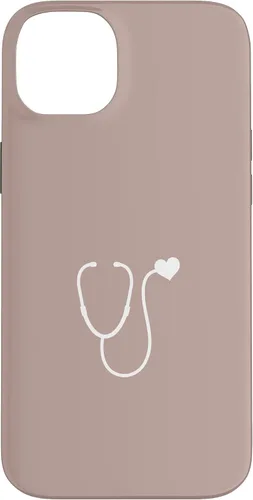 Vista 15 de Pink Taupe - Funda con estetoscopio de corazón para enfermera o doctor para iPhone 17