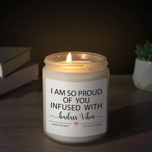 Vista 5 de Velas Divertidas de Felicitación, Regalos de Felicitación para Mujeres, Regalos de Orgullo, Regalo de Promoción, Regalo Guay para Mujeres, Hombres
