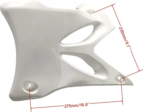Vista 3 de YZ85 Kit de guardabarros de cuerpo de plástico blanco para YZ85 2002-2014 Pit Dirt Bikes incluyendo tornillo de montaje