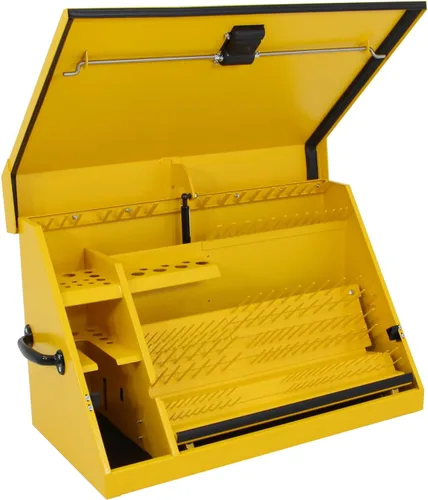 Vista 6 de DeWalt - Caja de herramientas triangular de 30 x 15 pulgadas, acero, color amarillo