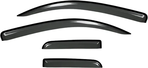 Vista 2 de 4 piezas para 07-18 Tundra doble cabina / Crew Cab Smoke Sun Rain Guard visores de ventana
