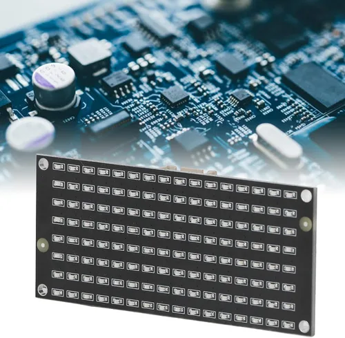Vista 6 de Módulo de pantalla LED 3.3-5V 8x16 Dot I2C Tablero de control de comunicación para proyectos de microcontrolador