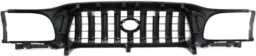 Vista 4 de Evan Fischer Conjunto de rejilla compatible con Toyota Tacoma 2001-2004, pintable, plástico, rejilla