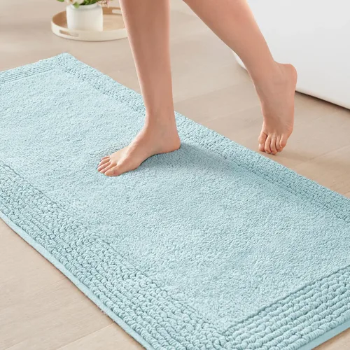 Vista 25 de Madison Park Splendor - Alfombra de baño reversible 100% algodón con mechones - 3000 GSM calidad hotelera lujosa felpa de pelo medio alfombrilla