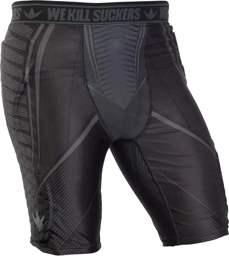 Vista 4 de Bunkerkings Fly Compression Lightweight Padded Shorts - Black