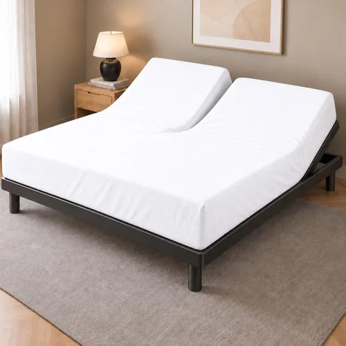 Vista 28 de Sábana bajera ajustable de tamaño para catre de 30" x 75", 100% algodón egipcio, perfecta para literas de campamento/casas rodantes/camas de Gris
