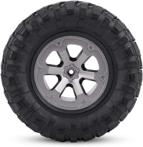 Vista 3 de 4pcs RC Crawler neumáticos, rueda plástica de goma para 1/16 RC coche 1.0 C24 actualizaciones