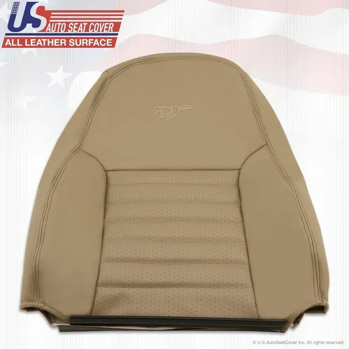 Vista 7 de 1999 2000 2001 2002 2003 2004 para Ford para Mustang GT Driver Top Back Cubierta de cuero marrón
