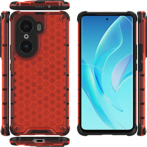 Vista 125 de Pzwoxukhov Funda compatible con Huawei Nova 3i, compatible con Huawei P Smart+ 2018 Honeycomb Anti-Drop Shock-Absorbing Case Negro
