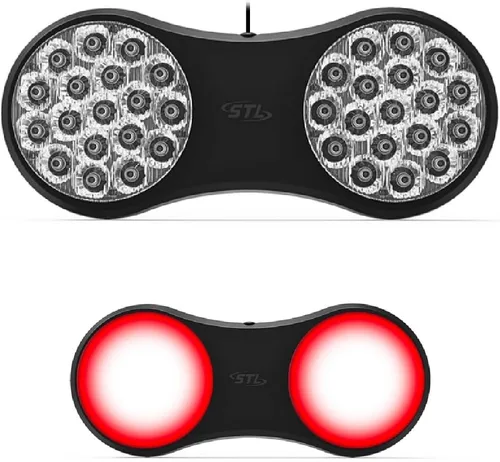 Vista 9 de Arc Elite TIR LED Flip Down Visor Light w/Velcro Straps (Amber)