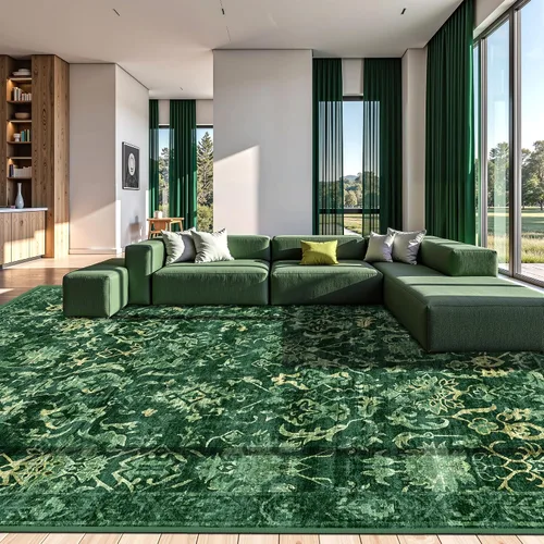 Vista 42 de Alfombra de área pequeña de 2 x 3 pulgadas, color beige, para entrada, baño, cocina, antideslizante, de pelo bajo, lavable, moderna alfombra bohemia