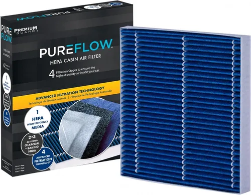 Vista 13 de Filtro de aire de cabina PG PC4313K Compatible con Ram 1500 2011-2014, Dodge Journey 2011-2019, Jeep Patriot 2010-2017, Compass, Ram 2500, 3500