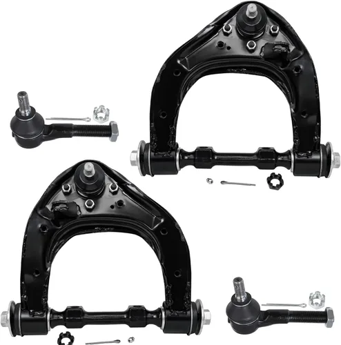 Vista 94 de Detroit Axle - 4 piezas de brazos de control traseros para Ford C-Max, Focus, Mazda 3 5, Volvo C30, C70, S40, V50, 4 brazos de control superiores e